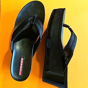 Prada Platform Sandals